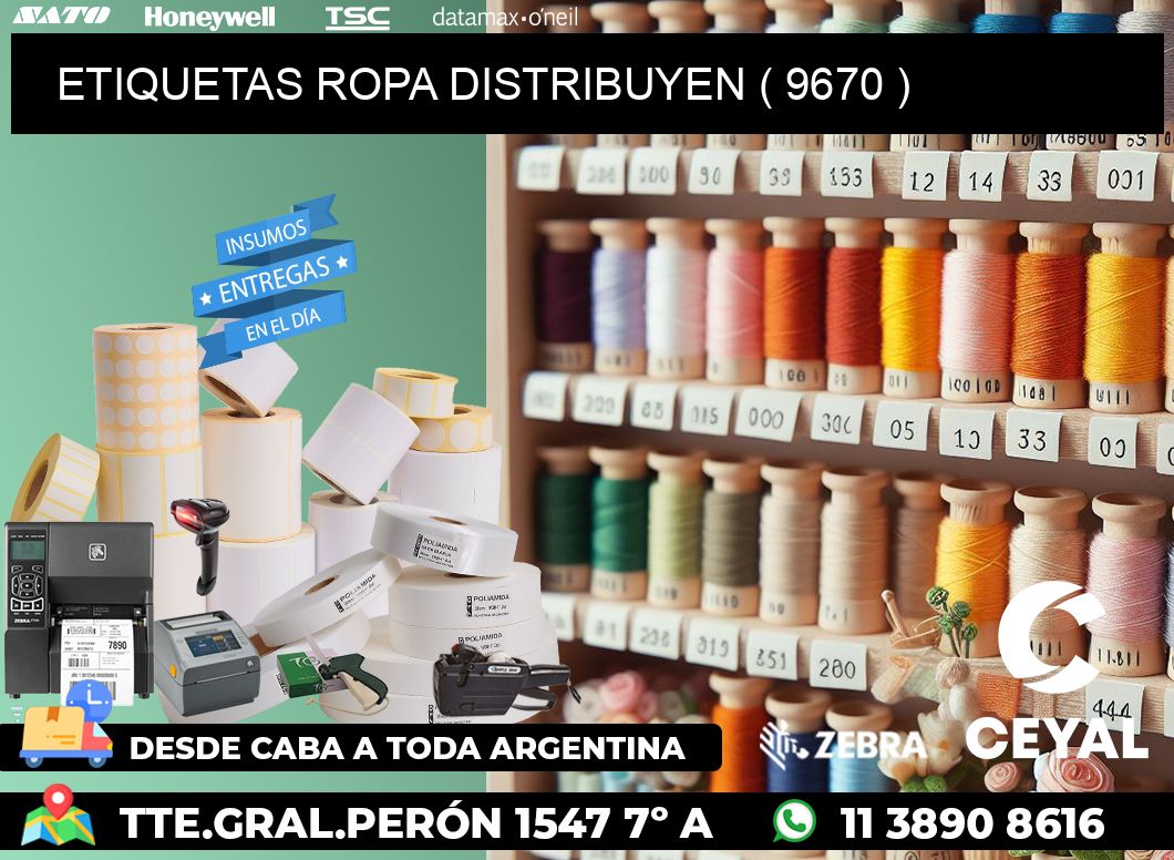 ETIQUETAS ROPA DISTRIBUYEN ( 9670 )