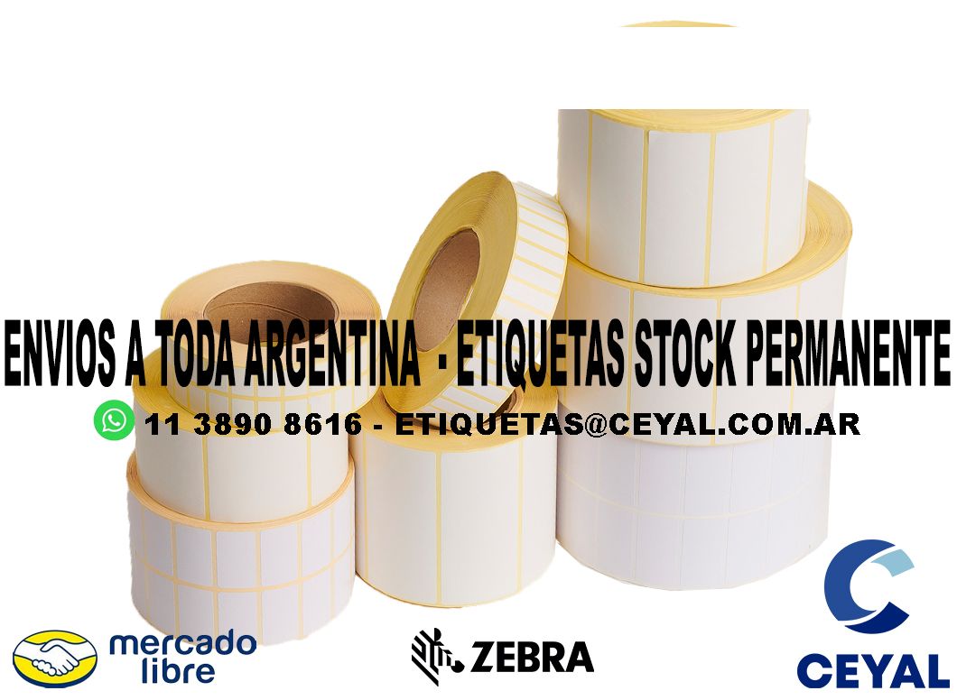 200 ETIQUETAS RIBBON 73 x 23