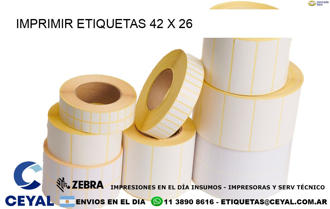 IMPRIMIR ETIQUETAS 42 x 26