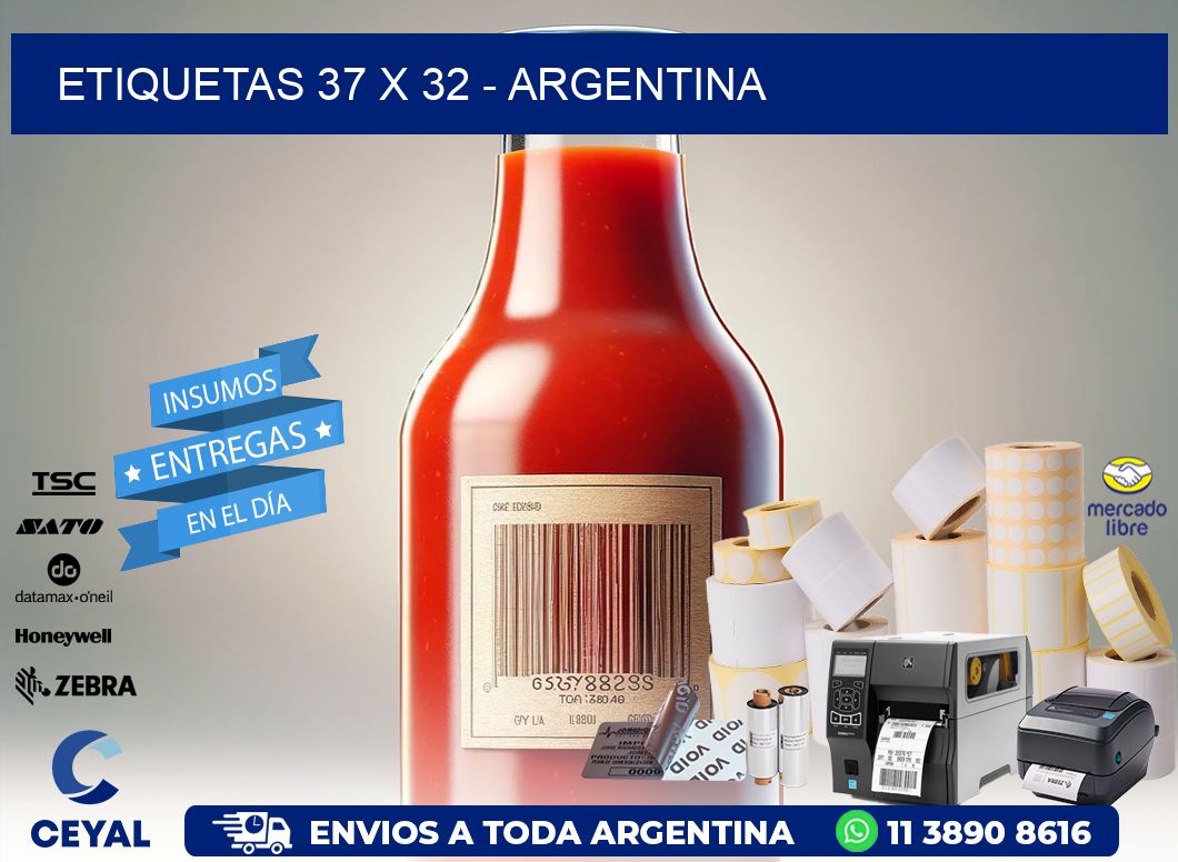 ETIQUETAS 37 x 32 - ARGENTINA