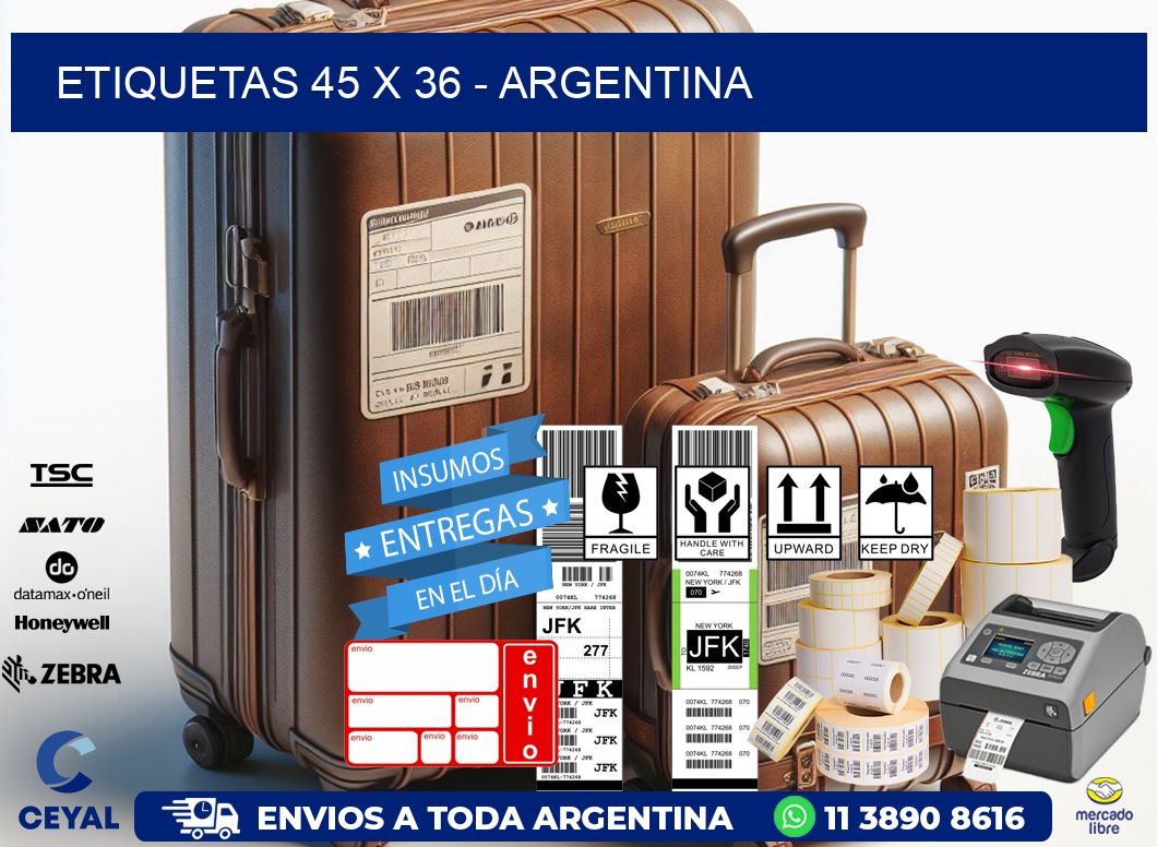 ETIQUETAS 45 x 36 - ARGENTINA