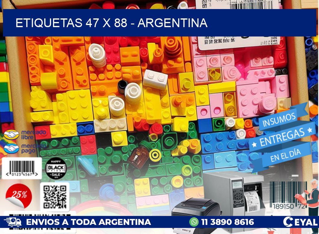 ETIQUETAS 47 x 88 - ARGENTINA