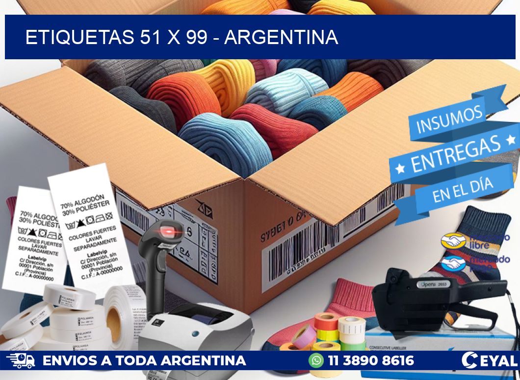 ETIQUETAS 51 x 99 – ARGENTINA