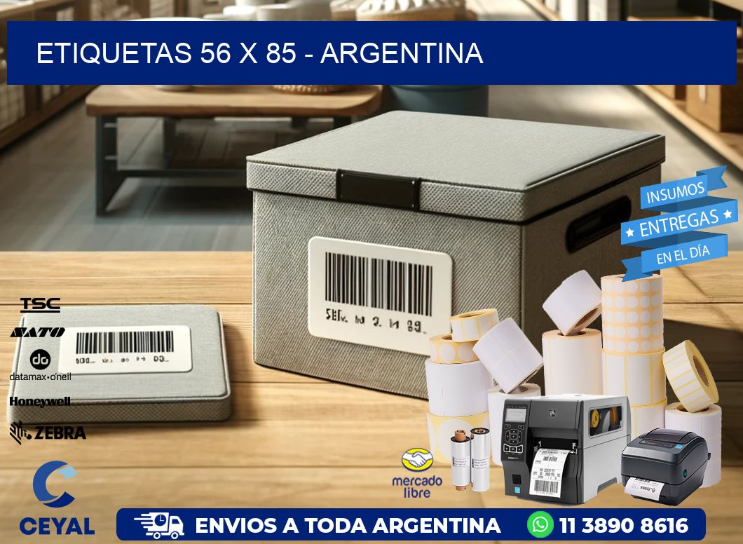 ETIQUETAS 56 x 85 - ARGENTINA