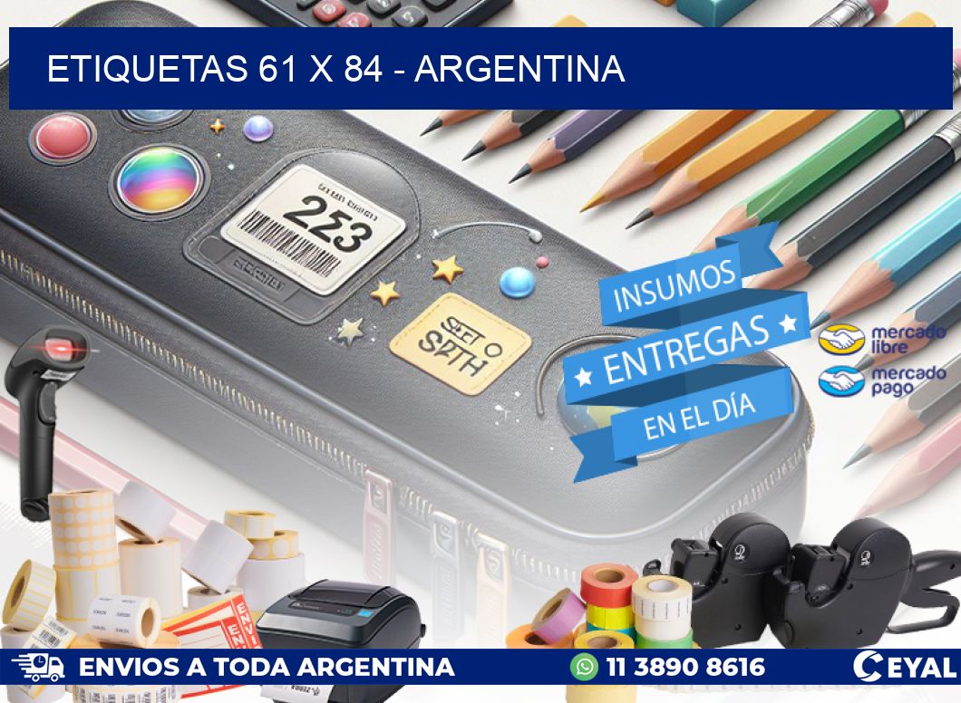 ETIQUETAS 61 x 84 - ARGENTINA