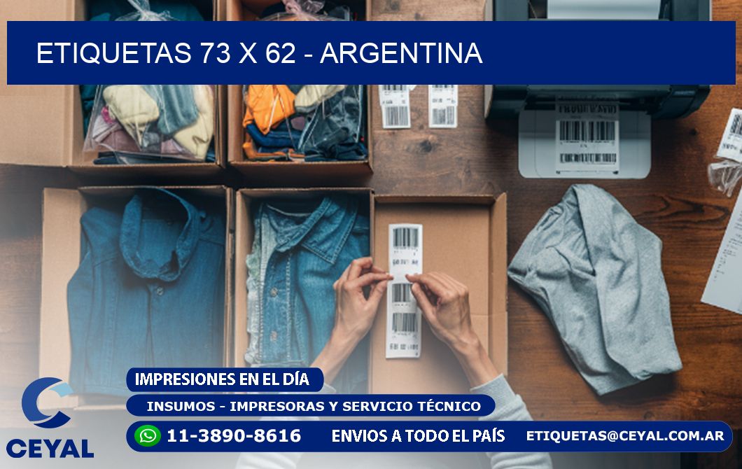 ETIQUETAS 73 x 62 - ARGENTINA