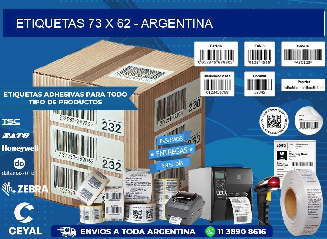 ETIQUETAS 73 x 62 - ARGENTINA