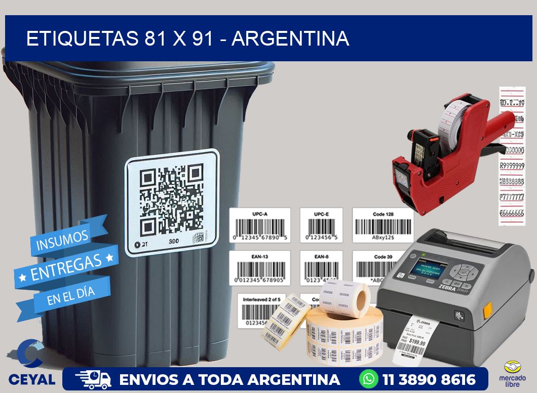 ETIQUETAS 81 x 91 – ARGENTINA