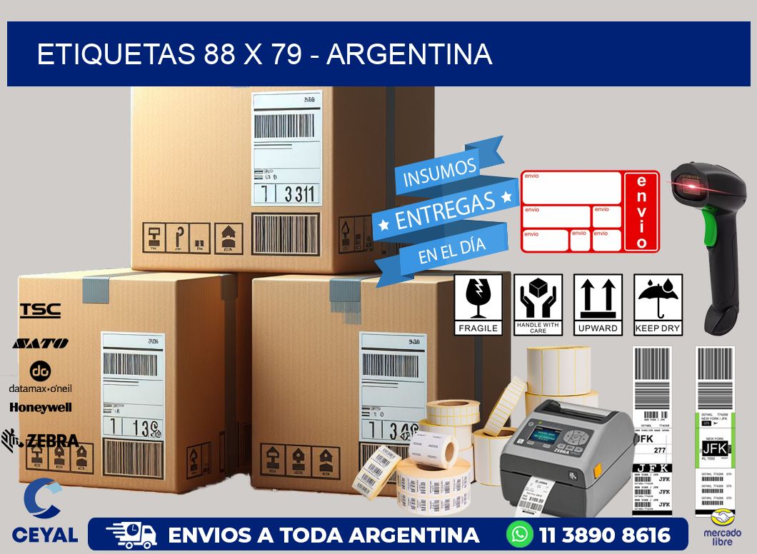 ETIQUETAS 88 x 79 - ARGENTINA