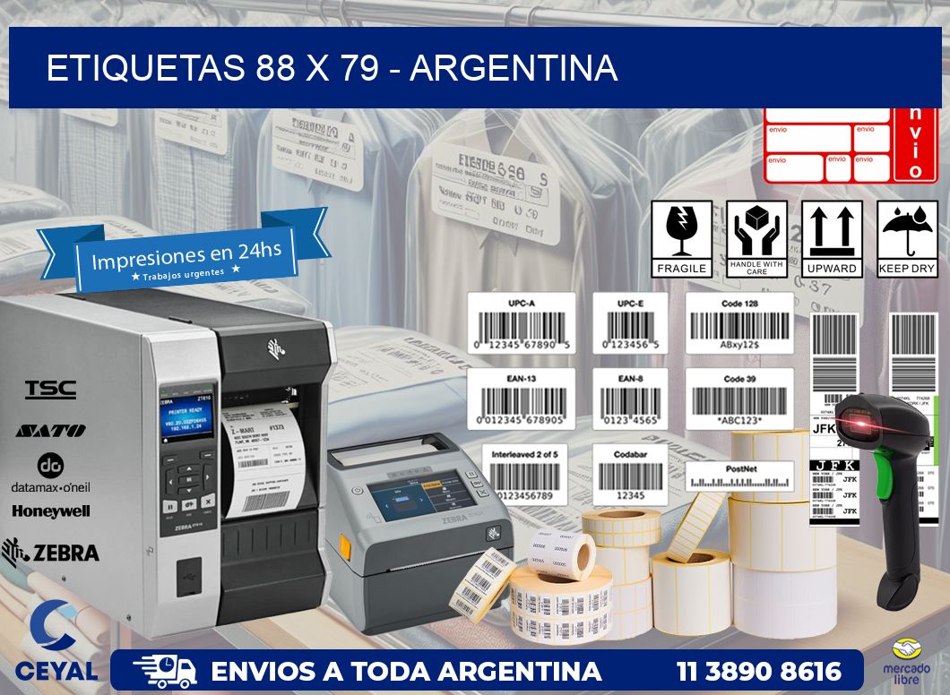 ETIQUETAS 88 x 79 - ARGENTINA