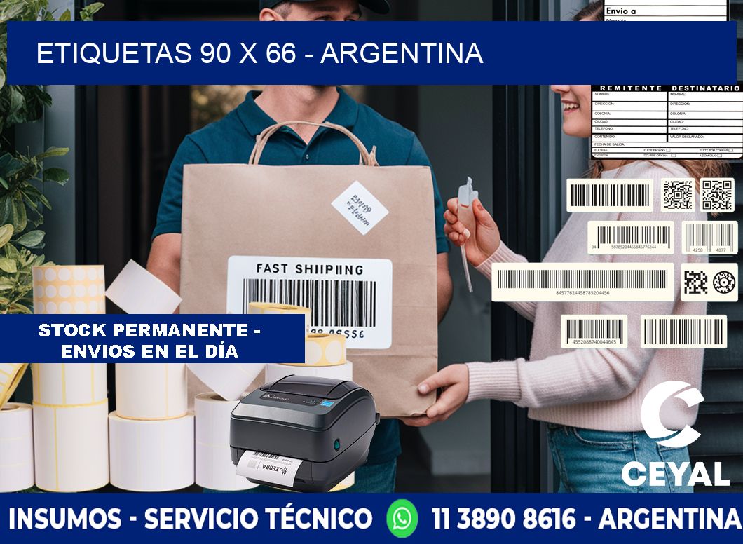 ETIQUETAS 90 x 66 - ARGENTINA