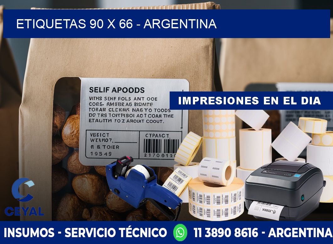 ETIQUETAS 90 x 66 - ARGENTINA