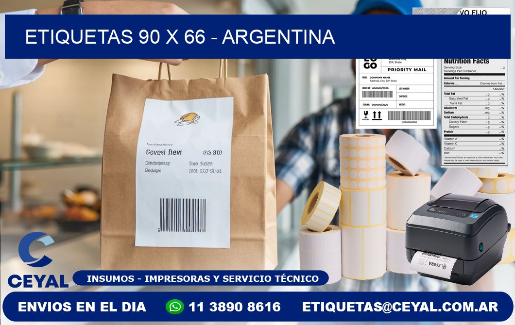 ETIQUETAS 90 x 66 - ARGENTINA