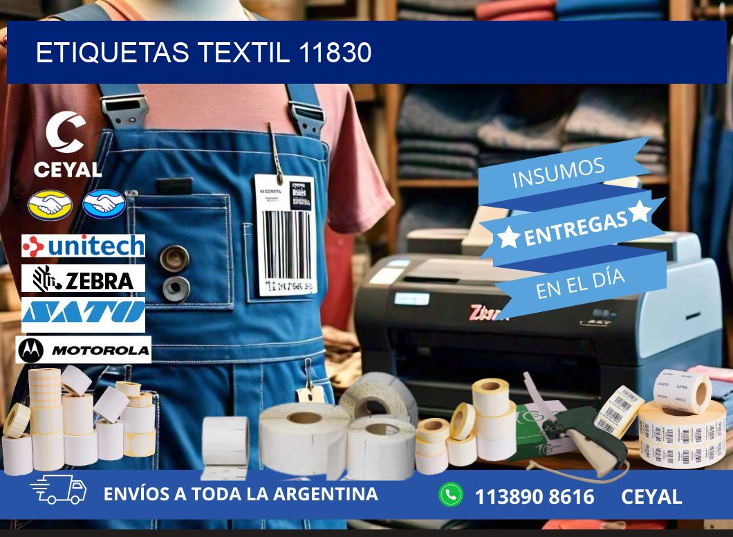 ETIQUETAS TEXTIL 11830