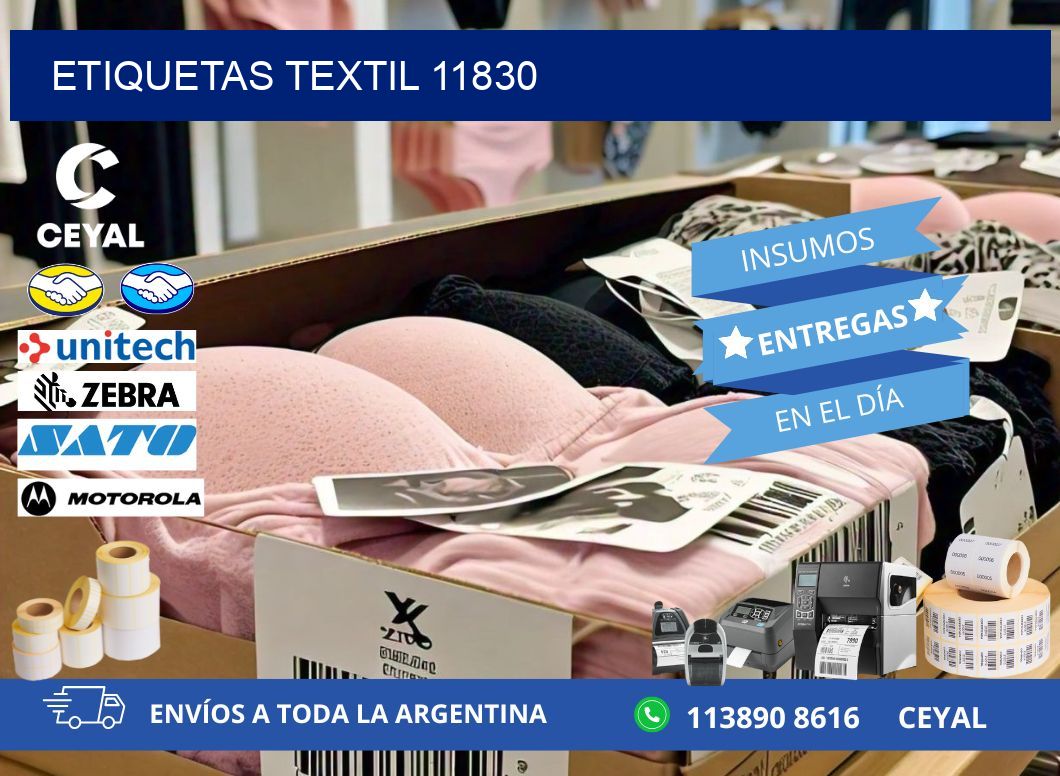 ETIQUETAS TEXTIL 11830