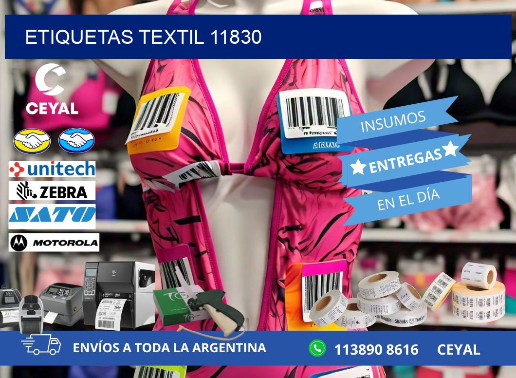 ETIQUETAS TEXTIL 11830