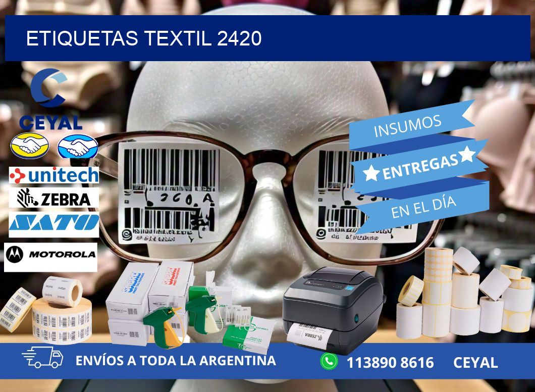 ETIQUETAS TEXTIL 2420