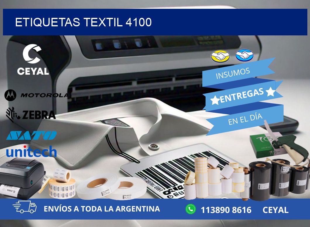 ETIQUETAS TEXTIL 4100