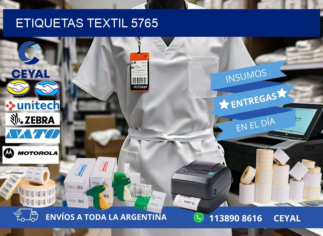 ETIQUETAS TEXTIL 5765