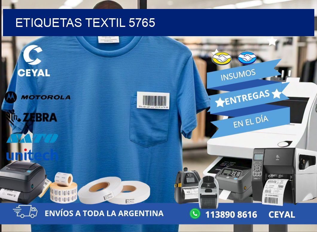 ETIQUETAS TEXTIL 5765