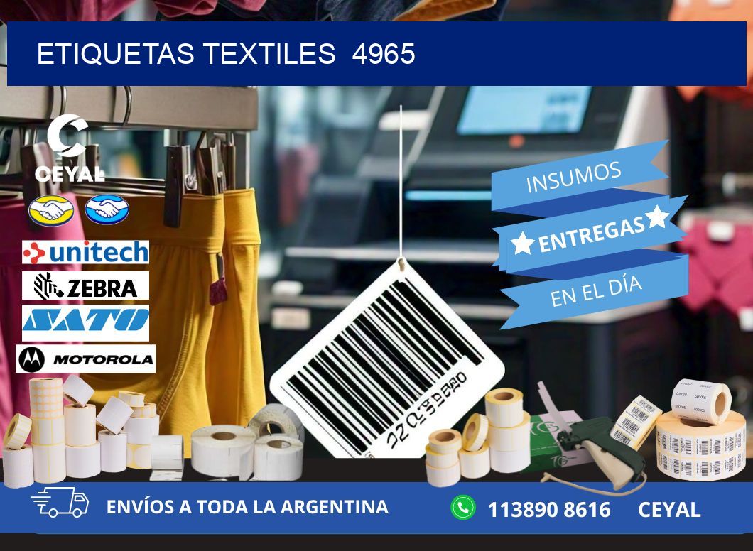 ETIQUETAS TEXTILES  4965